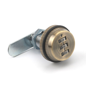 Cơ khí hợp kim kẽm <span class=keywords><strong>3</strong></span> chữ số mật khẩu lần lượt cam khóa dày tấm letterbox kết hợp khóa cho cửa gỗ - Product Image 3