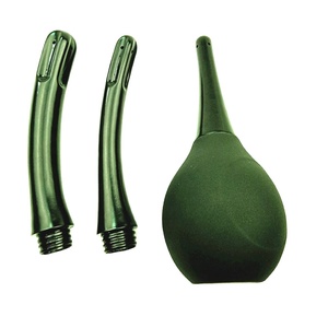 Hitam lembut PVC dapat digunakan kembali Anal Shower <span class=keywords><strong>Enema</strong></span> Anal <span class=keywords><strong>Douche</strong></span> vagina pembersih sistem botol Shower pembersih - Product Image 3