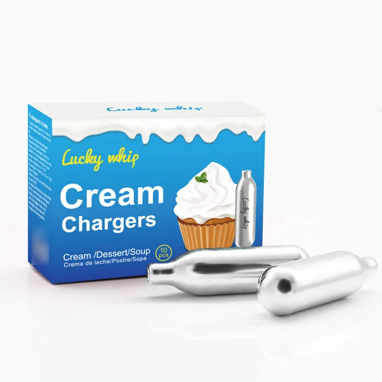 China Wholesales Food Grade 8G Crème Laders Oxide Aangepaste Logo Snelle Verzending Met Gas Slagroom