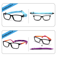 Enfants sécurité lunettes de protection enfants lunettes Tr90 nouveauté Flex charnière Silicone indestructible enfants lunettes