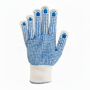 Gants de sécurité en polyester à pois PVC - Product Image 1