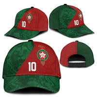 Casquette de baseball unisexe réglable avec drapeau du Maroc et Lions marocains, impression 3D intégrale, casquette patriotique de football, casquette classique de football du Maroc