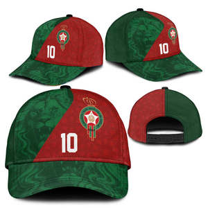 <span class=keywords><strong>Casquette</strong></span> de baseball unisexe réglable avec drapeau du <span class=keywords><strong>Maroc</strong></span> et Lions marocains, impression 3D intégrale, <span class=keywords><strong>casquette</strong></span> patriotique de football, <span class=keywords><strong>casquette</strong></span> classique de football du <span class=keywords><strong>Maroc</strong></span> - Product Image 2