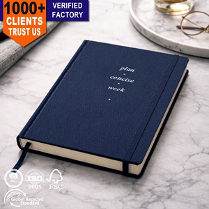 Diario de Tela Impermeable al por Mayor, Encuadernado en Tapa Dura, Papelería de Oficina, A5, Logotipo Personalizado, Papel FSC de Alta Gama, Cuaderno - Product Image 1