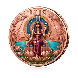 Moneta Commemorativa <span class=keywords><strong>Dei</strong></span> della Mitologia Egizia, 5oz in Rame Puro .999, Rilievo 3D Smaltato, Moneta da Collezione e Souvenir - Product Image 2