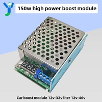 Module élévateur de tension réglable haute puissance YJ 12-32V vers 12-46V 120W avec affichage numérique pour crossover de tweeter de gamme moyenne