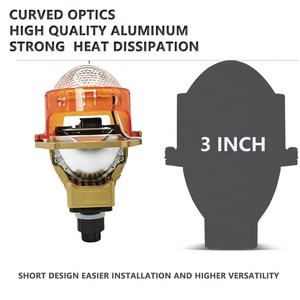 IDISON T10RW Lente de proyector de fábrica de 3 pulgadas 12V 55W Luz de circulación diurna Señal de giro para Hilux <span class=keywords><strong>Prius</strong></span> Señal de giro de coche billed - Product Image 2