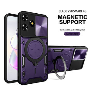 Funda Protectora de Lujo con Anillo y Ventana Deslizante para Cámara, Resistente a Golpes, para ZTE Blade A56 4G/ZTE Blade A35E/ZTE Nubia <span class=keywords><strong>Music</strong></span> - Product Image 2