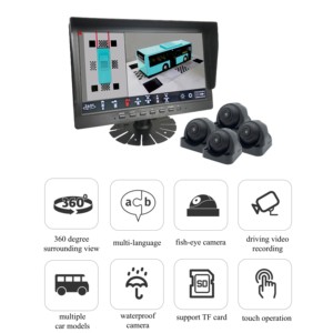 Sistema panorámico AVM DVR del carplay FHD 3D del sistema <span class=keywords><strong>de</strong></span> vigilancia <span class=keywords><strong>de</strong></span> <span class=keywords><strong>la</strong></span> cámara del camión <span class=keywords><strong>de</strong></span> 360 grados 10,1 - Product Image 4