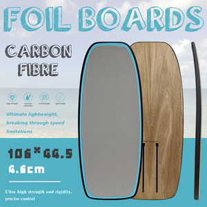 <span class=keywords><strong>Planche</strong></span> en <span class=keywords><strong>carbone</strong></span> OEM ODM 106 cm 16,7 L pour le surf à foil, le skimboard, le kiteboard, l'hydrofoil et le wingfoil, avec sac pour le <span class=keywords><strong>kitesurf</strong></span> - Product Image 2