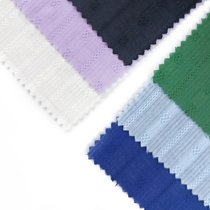 Bán buôn bông dệt Jacquard vải <span class=keywords><strong>cotton</strong></span> sọc dệt mà không có spandex vải telas cho trang phục và áo sơ mi - Product Image 2