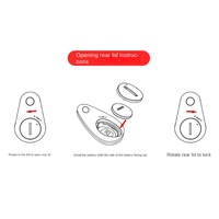 Smart Bluetooth Portable Anti-Perte GPS Pet Tracker Trouver des Caractéristiques Alarme Goutte D'eau Porte-clés Étanche 4G Android GPRS PC