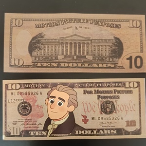 Dinero <span class=keywords><strong>de</strong></span> Juguete para Películas, Billetes <span class=keywords><strong>de</strong></span> 5, 10, 20, 50 y <span class=keywords><strong>100</strong></span> <span class=keywords><strong>Dólares</strong></span> Americanos, Accesorios para Disfraces, Novedades para Pascua, Navidad y Bodas - Product Image 6