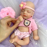 Poupées Reborn en Silicone Réalistes 30 cm / 12 pouces, Bébé Fille Endormie avec Teint de Peau 3D, Poupée d'Art de Collection Muneca pour Revendeurs B2B