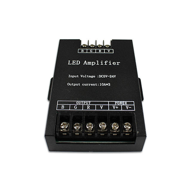 Led Amplifier for LED RGB 5050 3528 Strips Led Modules, 3 Channel 24A 576W Power Amplifier