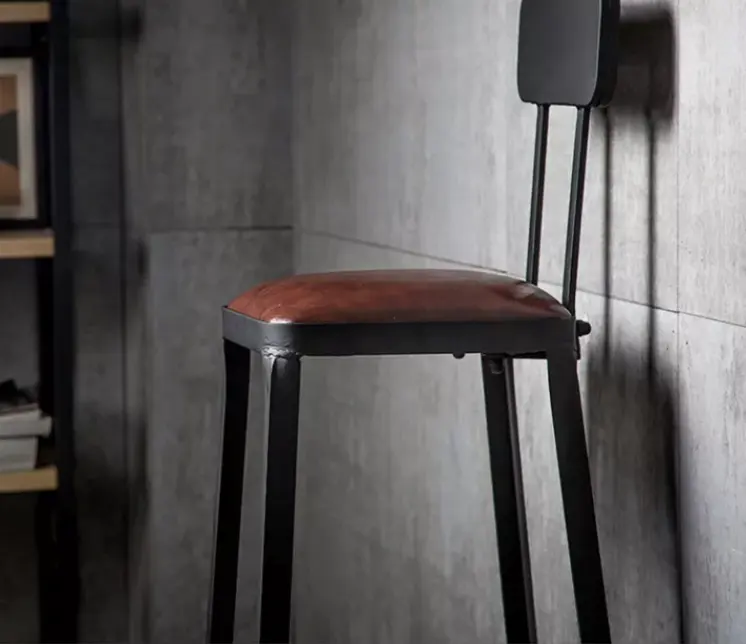 Anji WeiHao – chaises de Bar et Table basse, en fer, Art industriel