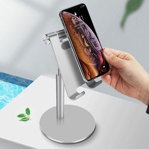 Aluminium Alloy Desk Phone Holder Adjustable Height <b>For</b> Mobile <b>Tablet</b> <b>Stand</b> - Product Image 1
