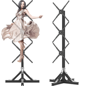 Nuevo empalme 1*3 62cm proyector de ventilador holográfico 3D de pie Pantalla de logotipo remoto e imagen equipo de publicidad de vídeo - Product Image 1