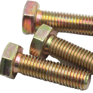 Pernos Hexagonales M10x20mm M12x20mm de Acero al Carbono DIN933, Zincados Amarillos y Galvanizados en Caliente, Grados 8.8 6.8 12.9 10.9 <span class=keywords><strong>DIN931</strong></span> - Product Image 3