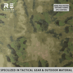 A-TACS-<span class=keywords><strong>FG</strong></span> Russie Woodland Camouflage <span class=keywords><strong>600D</strong></span> Polyester Oxford Tissu Imprimé PU Enduit Étanche Tactique Gear pour Une Utilisation En Plein Air - Product Image 4
