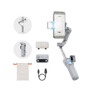 <span class=keywords><strong>Hohem</strong></span> X3 <span class=keywords><strong>Stabilisateur</strong></span> de cardan pour smartphone de voyage <span class=keywords><strong>Stabilisateur</strong></span> de cardan portable pliable à 3 axes avec lumière de remplissage magnétique - Product Image 3