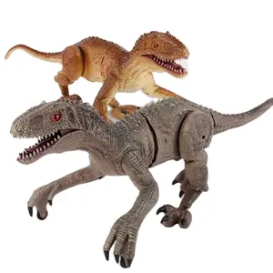 2.4G Light & Sound Dinosaur Robot Toys Plastic Electric Walking RC Remote Control Dinosaurios Dinosaur Toys