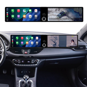 Autoradio stéréo ZWNAV Android 12.3+12.3 pouces pour <span class=keywords><strong>Hyundai</strong></span> I30 2017-2018 avec enregistreur radio automatique Carplay GPS Navigation DSP - Product Image 1