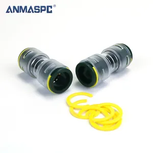 ANMASPC, fábrica al por mayor, conector óptico de microconducto HDPE, Clip de bloqueo, tubo de Cable de fibra óptica, enchufe de conducto de sello de telecomunicaciones FTTH