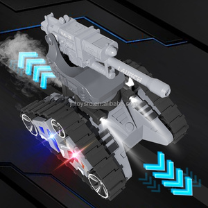 Camion Missile RC Multifonctionnel 2.4G 10 Canaux avec Tir de Bombes d'Eau, Dérapage Latéral, Pulvérisation de Brume, Marche Diagonale et Lumières LED - Product Image 4