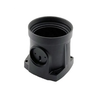 Assemblage de tube optique en aluminium moulé sous pression de précision OEM, boîtier de lentille anodisé noir mat, pièce usinée, IATF 16949