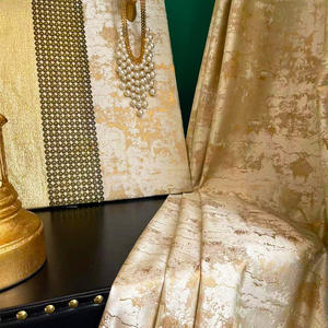 Tissu de <span class=keywords><strong>rideau</strong></span> occultant romantique de luxe français isolation <span class=keywords><strong>thermique</strong></span> complète <span class=keywords><strong>pour</strong></span> salon chambre <span class=keywords><strong>baie</strong></span> <span class=keywords><strong>vitrée</strong></span> cantonnières à rideaux complets - Product Image 1