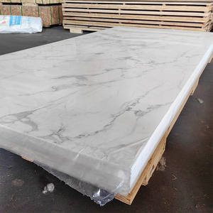 Pannelli Murali in PVC Impermeabili Effetto Marmo Popolari, Utilizzati Come Materiali Decorativi per le Pareti del Soggiorno - Product Image 5