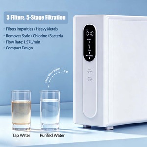 เครื่องกรองน้ำระบบ Reverse Osmosis ใต้ซิงค์ พร้อมกำลังการผลิต 600G-1200G แบบสองทาง สำหรับน้ำประปาและน้ำบริสุทธิ์ - Product Image 2