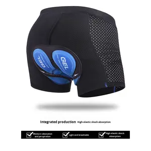 Pantalones Cortos de Ciclismo Transpirables al por Mayor con Almohadilla de Gel Antichoque para Hombre, Bicicleta de Montaña y Carretera - Product Image 4