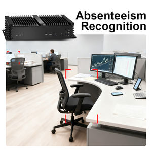 10 lunas Absentismo Identificar Seguridad inteligente NVR Reconocimiento de ausencia Sitio de oficina inteligente AI Box Análisis visual - Product Image 2