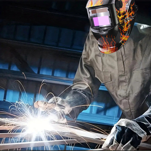 Máscara de Soldadura Eléctrica con Atenuación Automática, Ligera, para Soldadura TIG, MIG, MMA, MAG, KR, KC, con Batería Solar - Product Image 2