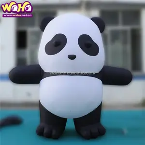 Özel dev şişme hayvan maskot en popüler şişme panda
