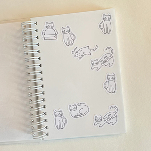 Bande de <span class=keywords><strong>dessin</strong></span> papier à dégagement, planificateur stockage A4 couverture rigide autocollants <span class=keywords><strong>livre</strong></span> - Product Image 4