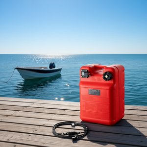 Tanque de Combustible Portátil Vevor de 6.34 Galones, Color Rojo, para Motores Fuera de Borda, con Manguera, Almacenamiento de Gasolina Marina - Product Image 2