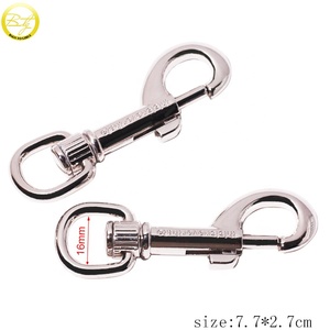 Bolsos de lujo a la moda, accesorio de ajuste, gancho a presión con letras grabadas personalizadas, mochila de fundición a presión, Clips de gatillo de Metal, hebilla de <span class=keywords><strong>Hardware</strong></span> - Product Image 2