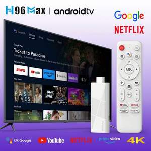2026 H96 MAX RK3518 4K Streaming BT 5.4 Wifi 6 Internet Personalizado Certificado por Google Premium Smart Game Android 14 Fire TV Box Stick - Product Image 2