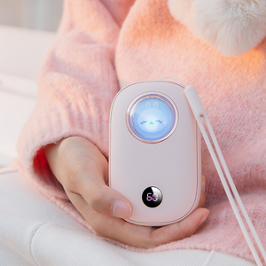 Mini calentadores de manos recargables de silicona, portátiles, recargables, recargables, Usb, Banco de energía - Product Image 5