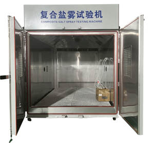 เครื่องทดสอบการกัดกร่อนด้วยละอองเกลือแบบเดินเข้าได้  โหมดการพ่นแบบตั้งโปรแกรมได้ ควบคุมอุณหภูมิ 20-70 องศาเซลเซียส สำหรับขนาดใหญ่ - Product Image 4