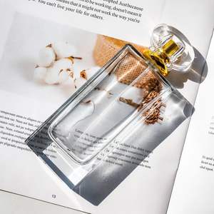 Nouveau flacon de parfum de luxe léger et haut de gamme 30ml 50ml 100ml Vaporisateur à pression avec bouchon à vis Surface sérigraphiée - Product Image 3
