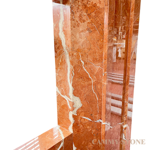 Cammy Stone Caminetto Moderno in Marmo Rosa <span class=keywords><strong>Naturale</strong></span> con <span class=keywords><strong>Bioetanolo</strong></span> per Interni Cucina Soggiorno Camera da Letto Decorazione Esterna - Product Image 6