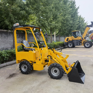 Tracción en las cuatro ruedas de alta calidad, pequeñas excavadoras multifuncionales, carretillas elevadoras pequeñas - Product Image 1