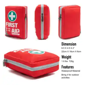 DIN 13157 un Kit di pronto soccorso impermeabile per la produzione professionale con forniture mediche di emergenza