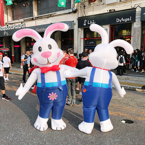 Divertido <span class=keywords><strong>Disfraz</strong></span> de Conejo Inflable para Pascua, <span class=keywords><strong>Disfraz</strong></span> de Mascota de Anime para Adultos, <span class=keywords><strong>Disfraz</strong></span> de Cosplay para Fiestas - Product Image 4