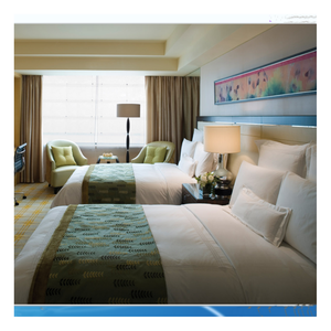 ชุดห้องนอนโรงแรมหรูหราทันสมัย5ดาวแบบกำหนดเองชุดมาตรฐาน Ethoipian ทำจากไม้ - Product Image 1