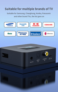 T6Pro One Pair Two <strong>Bluetooth</strong> 5.0 Audio Transmitter <strong>With</strong> CSR Chipset Optical/Coaxial/<strong>Aux</strong> <strong>Bluetooth</strong> Adapter - Product Image 3